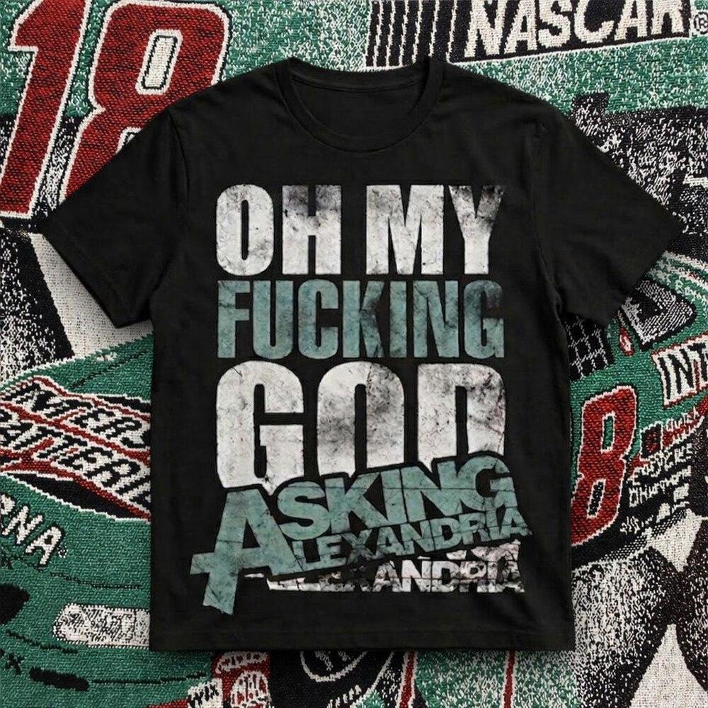 Asking Alexandria Oh My God Graphic Tee Black Unisex